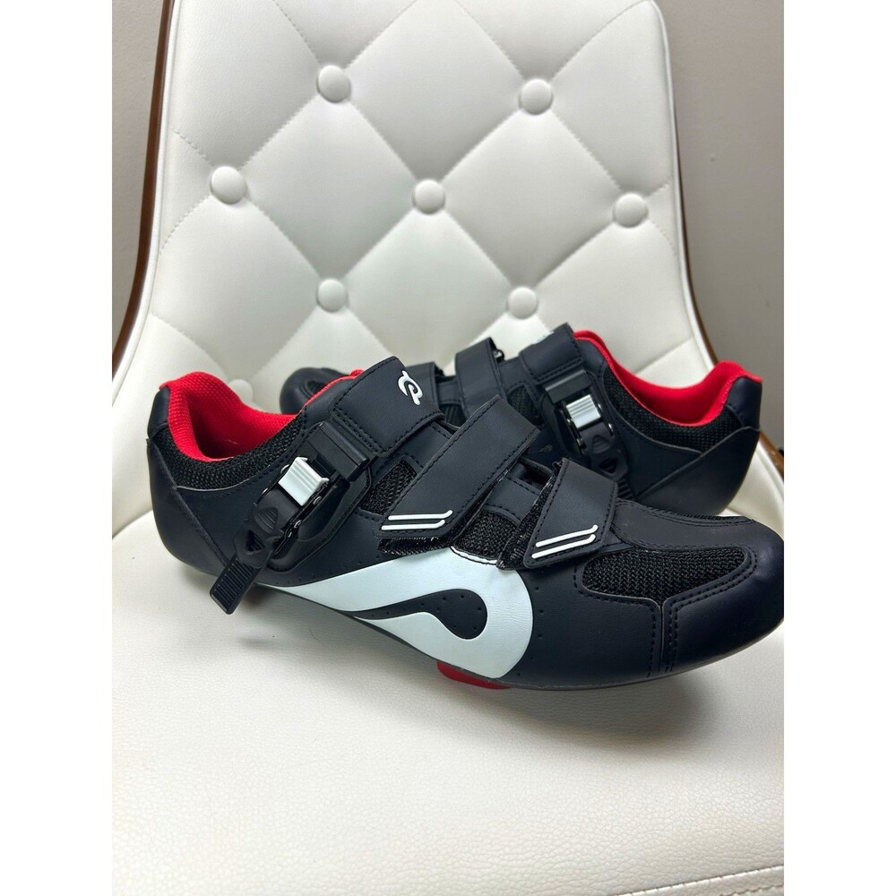 Peloton Cycling Shoes Size 46 US Men 12 Black Red Indoor Spin Bike Look Delta